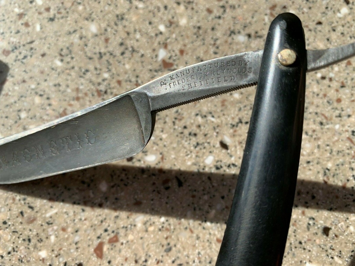 1800s Frederick Reynolds Straight Razor Sheffield England Frederick