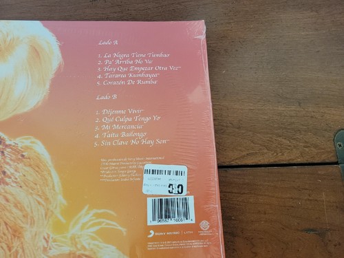 NEW Celia Cruz La Negra Tien Tumbao Exclusive Limited Tangerine Colored Vinyl LP - Picture 5 of 5