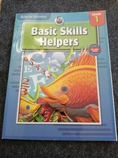 BASIC SKILLS HELPERS KIDS' Activity Book Grade 1 80 page 2006 Unused U.S.A.