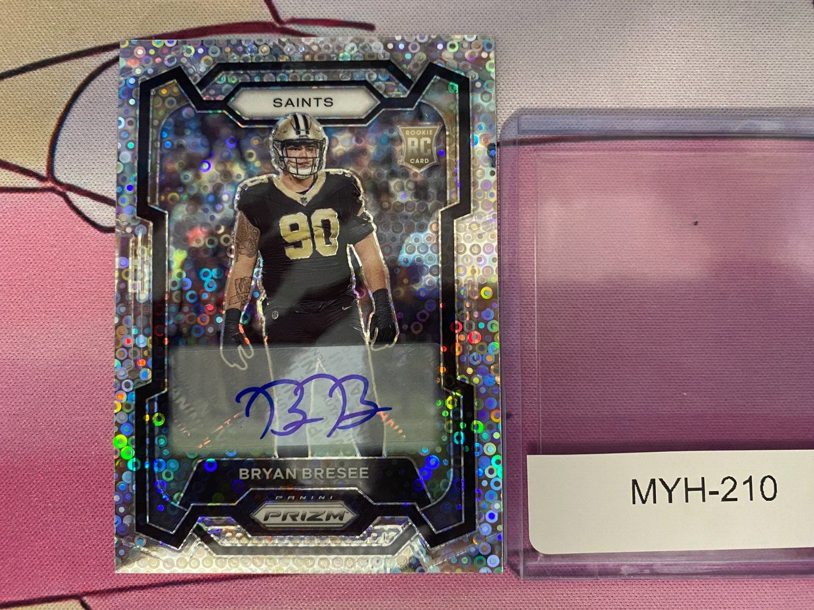 BRYAN BRESEE 2023 PANINI PRIZM #372 NO HUDDLE AUTO (RC)