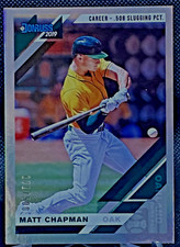 2019 Donruss Career Stat Line #192 Matt Chapman Oakland Athletics /500