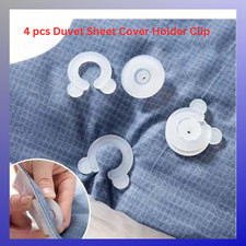 Duvet Sheet Cover Holder Clip Gripper Quilt Fastener Comforter New
