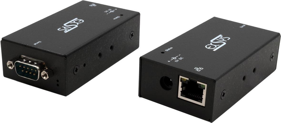 EXSYS GmbH Ethernet zu 1 x RS-232, inkl. 5V/4A Netzteil (EX-6111-2)