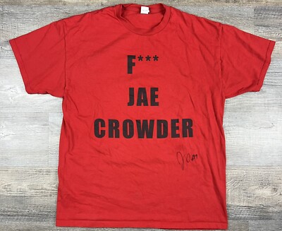 F*** Jae Crowder T-shirt Phoenix Suns New Orleans Pelicans AUTOGRAPHED SIGNED
