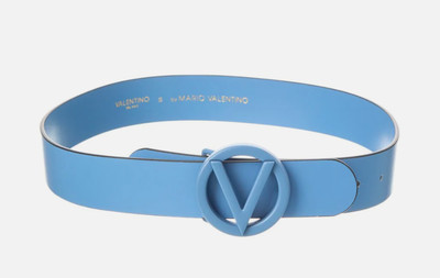 VALENTINO BY MARIO VALENTINO Baby V-Logo Leather Belt Size Small NEW!!!