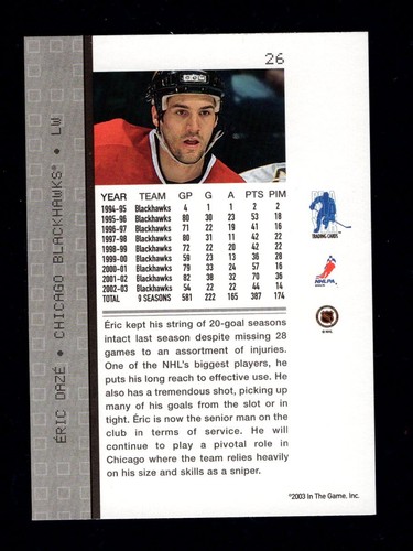 2003-04 Be A Player Memorabilia Base Hockey Cards You Pick From The List - Picture 9 of 75