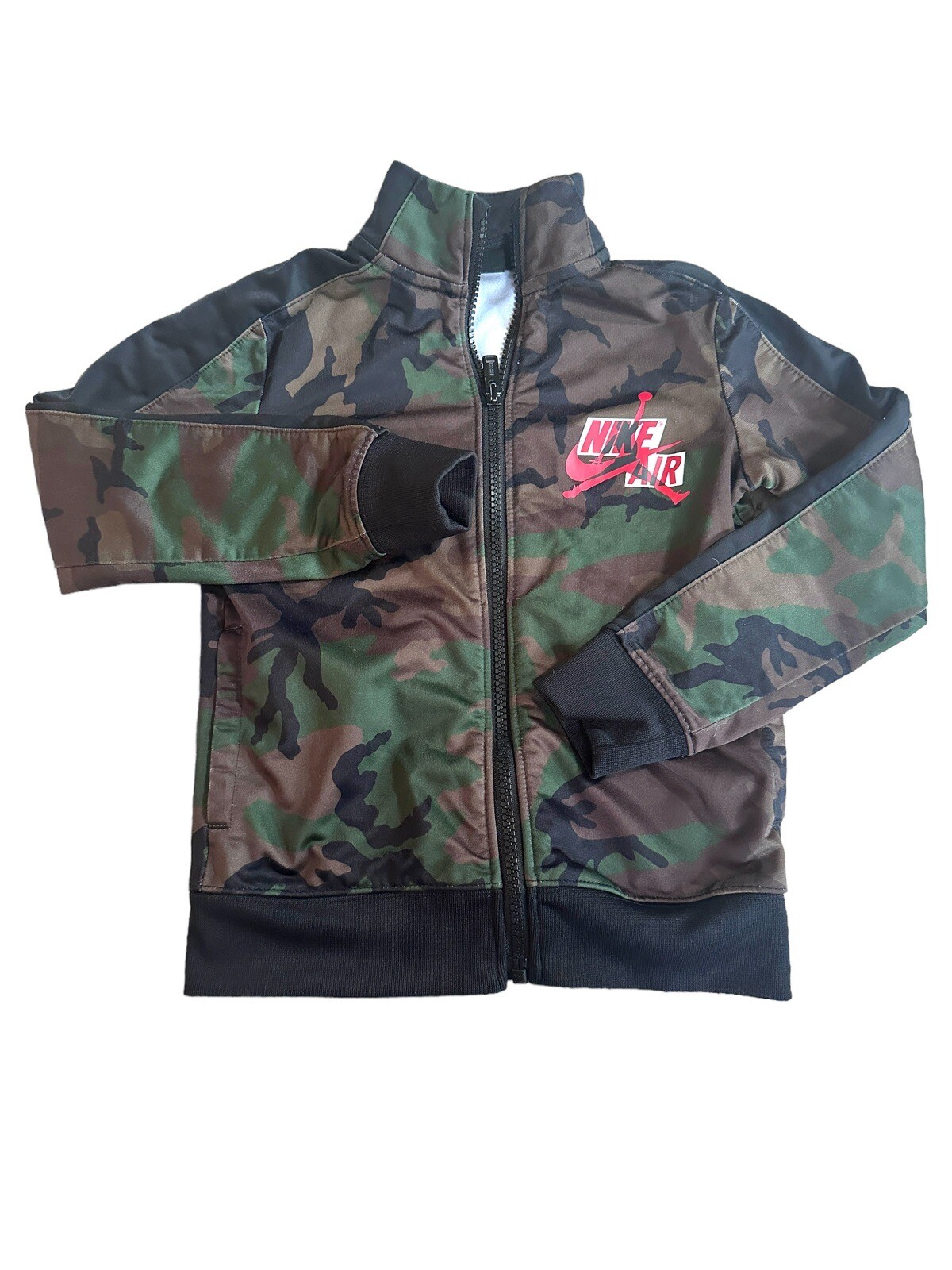 SACAI X NIKE Giacca da pista Nike Air Jordan Jumpman mimetica con zip taglia 4 ragazzo