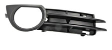 per AUDI A3 8P 03- 1x GRIGLIA PARAURTI ANTERIORE DX NERO CORNICE FENDINEBBIA