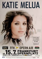 Katie Melua - On The Road Again, Frankfurt 2007 | Konzertplakat | Poster