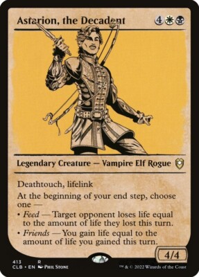 Astarion, the Decadent ** Showcase ** Commander Legends Baldur's Gate MTG