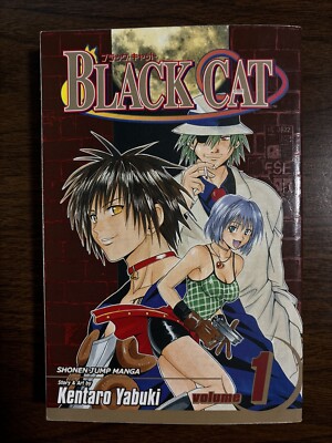 Black Cat Vol 1 By Kentaro Yabuki Shonen Jump Manga First Printing