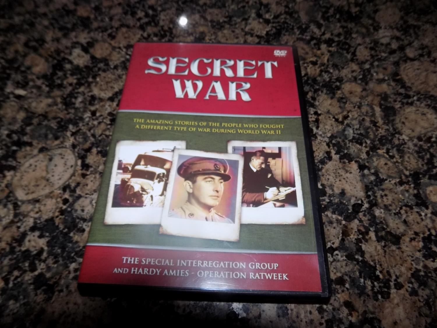 SECRET WAR DVD FREE SHIPPING