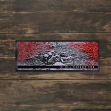 We Will Denken Sie Daran Diesen WW1 V2 Barmatte Spenden Zu Mohn bei Jedem Kauf