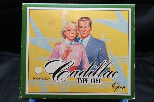 1950 Cadillac Open Top Vintage Friction Tin Toy Japan Ichiko Fifties 1/18 - Picture 8 of 8