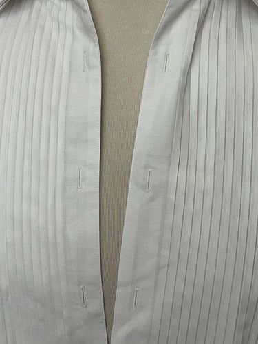 Camicia Thomas rosa taglia 16 34,5 smoking abito camicia bianca borchie bottoni Irlanda - Foto 3 di 10