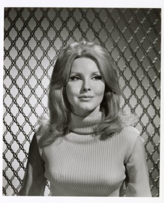 Laura Devon 1960's Busty Sweater Glamour Scene Original 7x9 approx