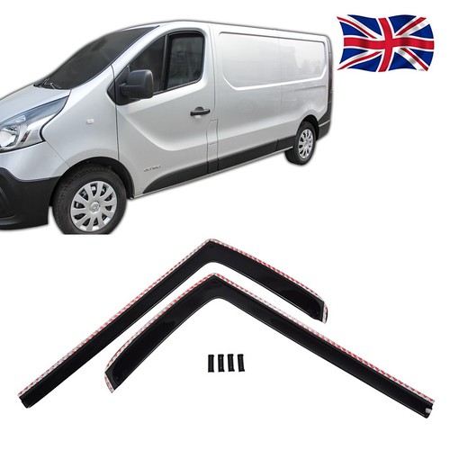 TO FIT RENAULT TRAFIC 2 door 2014up wind deflectors 2pc set TINTED SCOUTT eBay