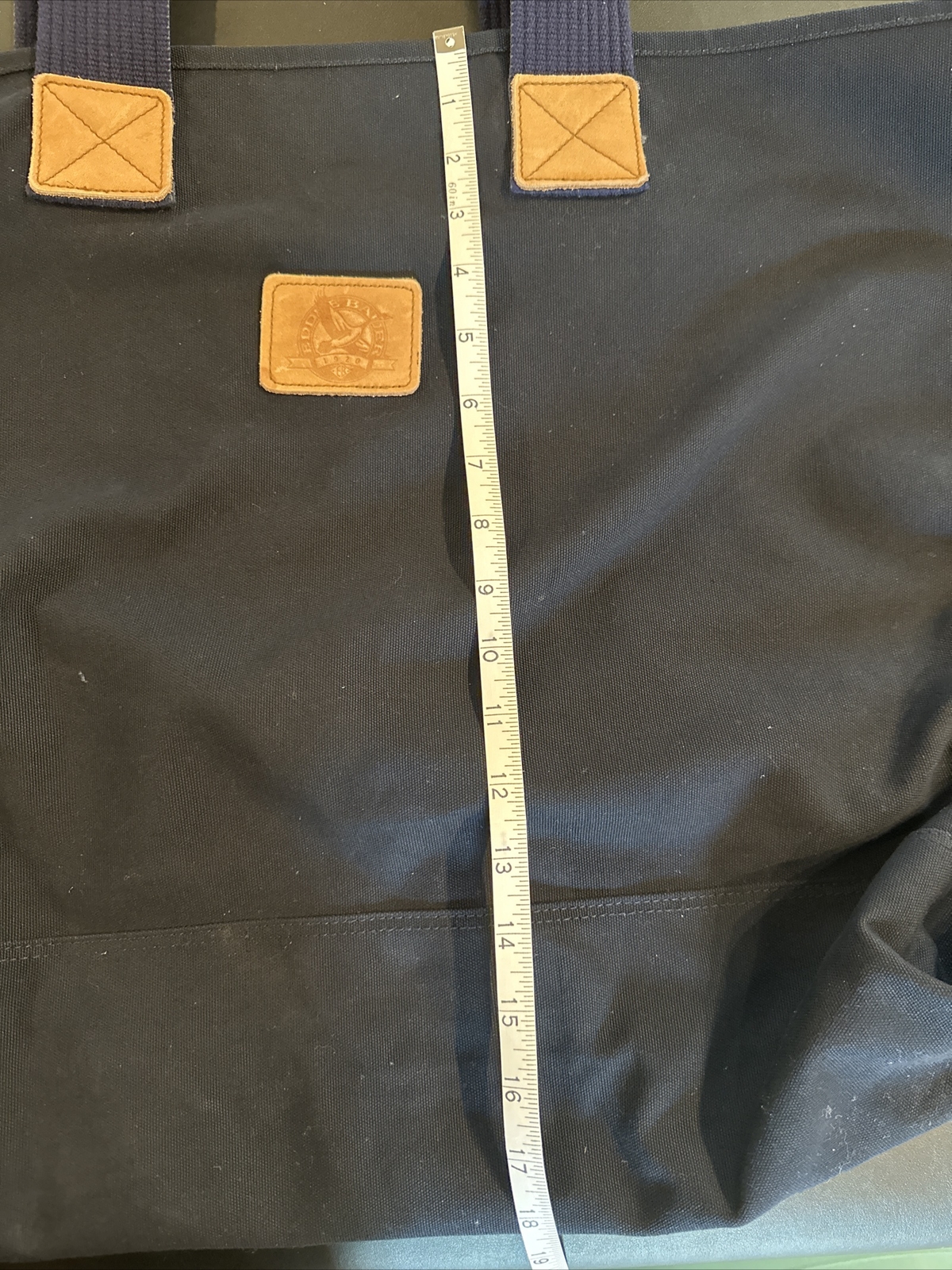 Eddie Bauer Canvas Tote Bag Navy Blue. XL 100 eBay