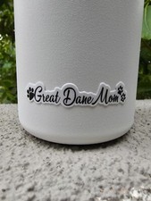 Great Dane Mom - 2.5" Waterproof Sticker, Great Dane Sticker, Dog Sticker