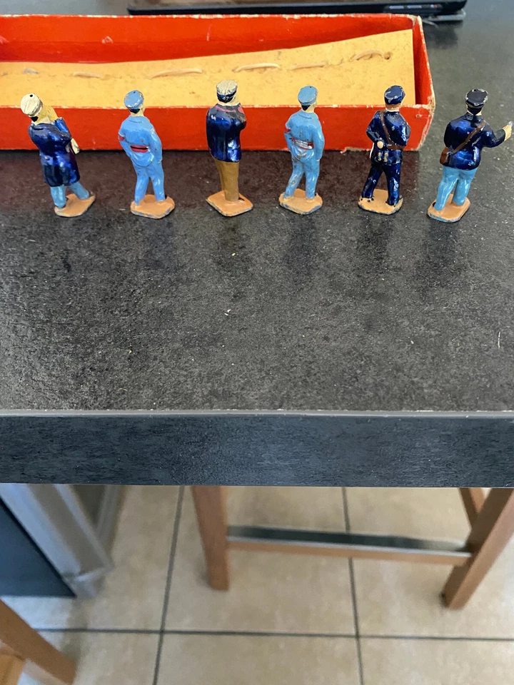 HORNBY ECHELLE O PERSONNAGES DE CHEMIN FER BOITE N° 1 AVANT GUERRE - Photo 2/4