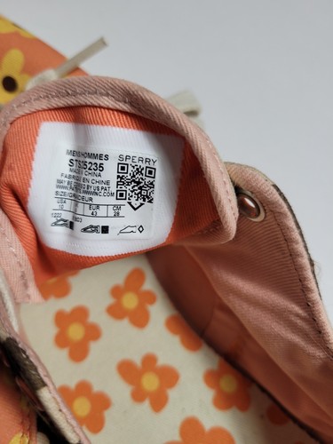 Sperry Original Topsider Cloud CVO Collection Sneaker in tessuto da uomo taglia 10 - Foto 10 di 10
