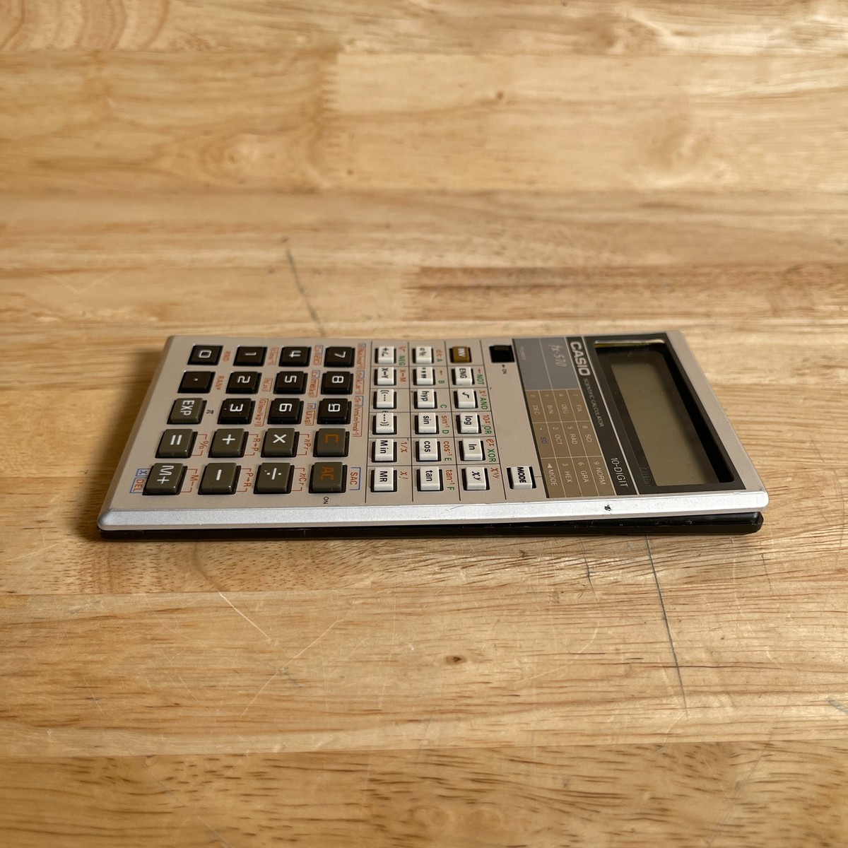 Casio Fx-570 Gray Handheld 10 Digits LCD Display Scientific