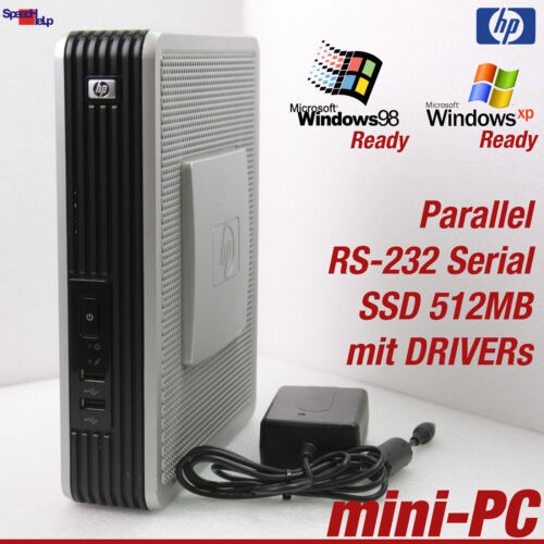 MINI COMPUTER PC AMD 1500+ WINDOWS 98 XP EMBEDDED SSD 512MB RS-232 VGA PARALLEL - Photo 1/5