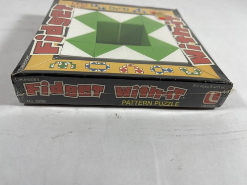 Lakeside "FIDGET WITH-IT" Pattern Puzzle - Leisure Dynamics Vintage 1981 NEW - Picture 7 of 7