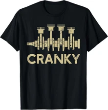Cranky Car Engine Crankshaft Cars Lover Father Day Unisex T-Shirt