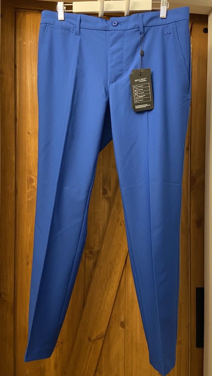 J. Lindeberg Men's Elliot Golf Pants Nautical Blue 32 X 30