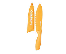 CUISINART 5.5" Utility Knife Stainless Steel Yellow Blade Guard Advantage Chef's