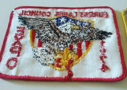 BSA Forest Lake Council PA 1974 Eagle Expo & Casper Round Up Patch Lot of 2 - Picture 8 of 8