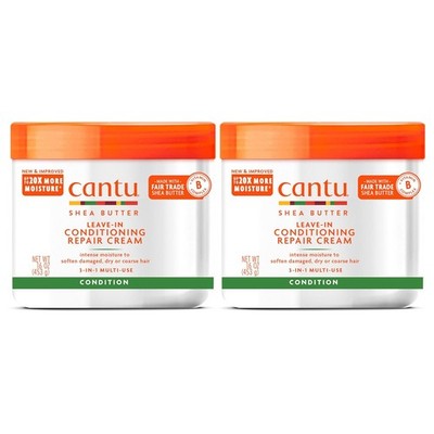 Cantu Leave In Conditioning Repair Cream 16oz 2 Pack