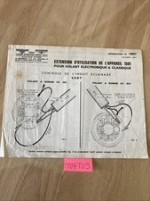 note technique 1971 Motobécane Motoconfort 125 Cady contrôle induit éclairage
