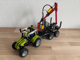 LEGO &reg; Technic tractor with forestry crane / set 8049 | used