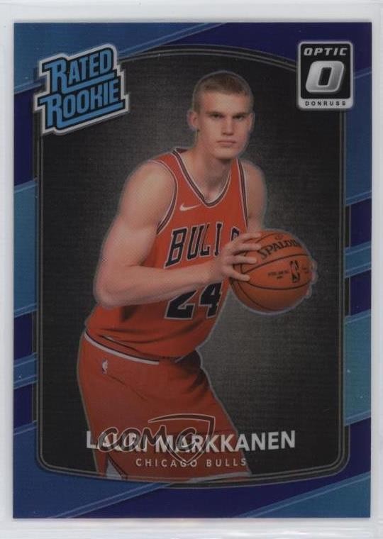 2017 Panini Donruss Optic Rated Purple Prizm Lauri Markkanen #159 Rookie RC 0q37