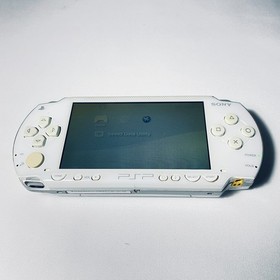 Sony PlayStation Portable PSP-1000 Console White Battery USB-C Japan Tested