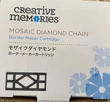 Creative Memories Mosiac Diamond Chain Border Maker Cartridge NIB NL A Rare