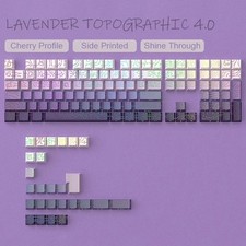 PBT Keycaps Side Glow Mechanical Keyboard Caps Original Height 61-87 Keys