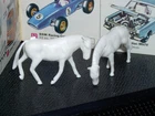 Original Horses for Matchbox Lesney #43 c 1/2 RW & MB43-A Superfast Pony Trailer