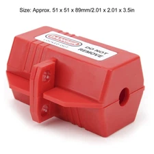 4PCS Lockout Plug Lock Industrial Tool for Air Conditioning TV Power Rationing