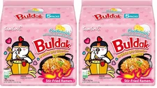 Buldak Spicy Ramen, Hot Chicken Ramen, Korean Stir-Fried Instant Noodle, Carbona