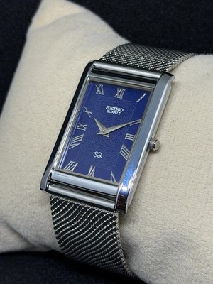 Rare Vintage Seiko Slim Tank Japan Made Men's Wrist Watch
