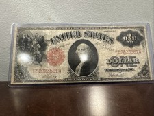 Series of 1917 $1 One Dollar Legal Tender Currency Note
