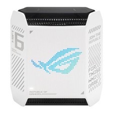 ASUS ROG Rapture GT6 Gaming Router, White, 1.7GHz CPU, 512MB RAM, 9x Antennas, A