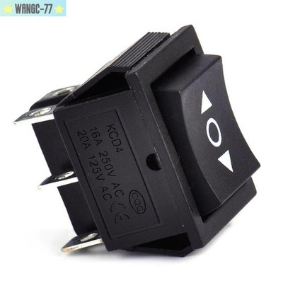 6 Pins 3 Position On Off On Rocker Switch Control Button Power Window Auto Car