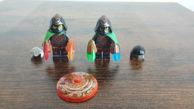 Figurine minifig Lego njo291 njo292: Ninjago Time Twins (Krux / Acronix) - Photo 1/4