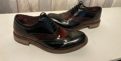Tolles Paar Ted Baker Leder Brogues Schuhe Größe 8 fast neu