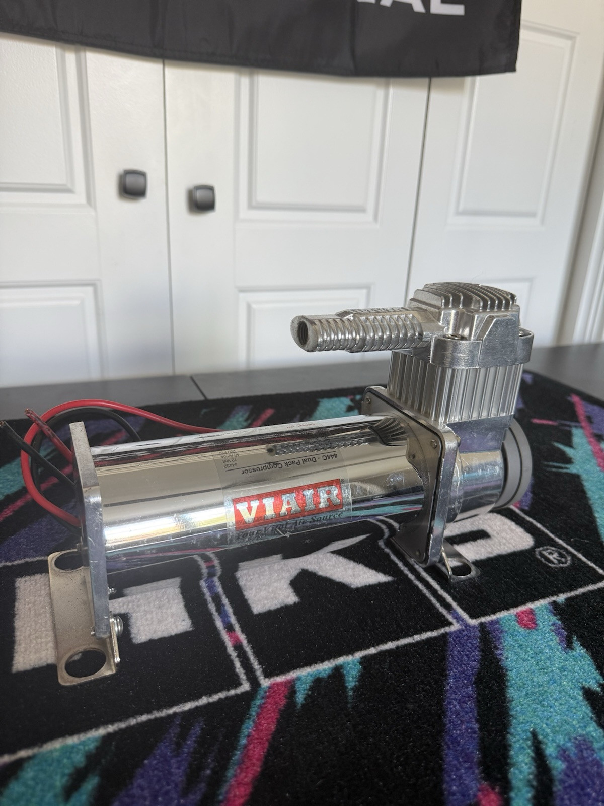 VIAIR 444C Dual Air Compressor for Air Suspension, 12V Continuous