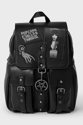 Lizenz Elvira Popcorn Chills And Thrills Rucksack Damen Goth Alternative